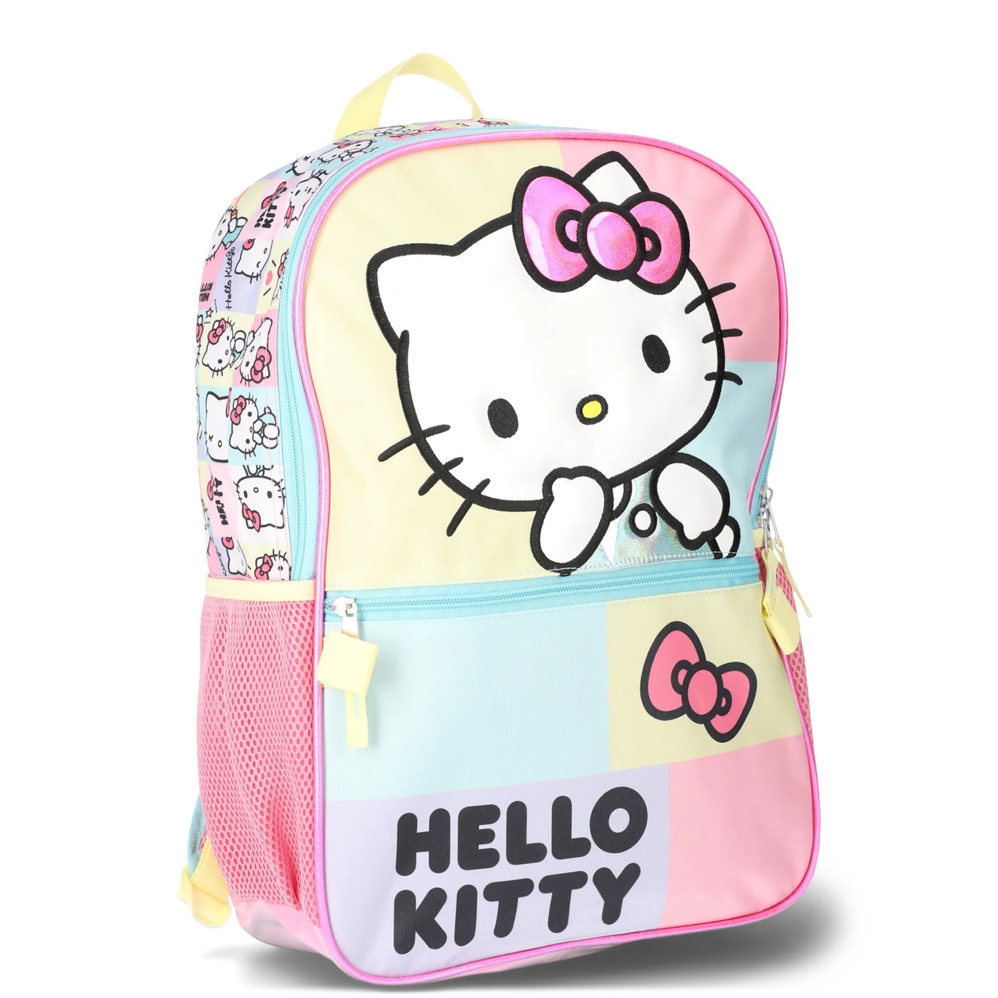 Sanrio Hello Kitty Kids 17″ Backpack & Lunch Bag 2-Piece Set – Pink School Set