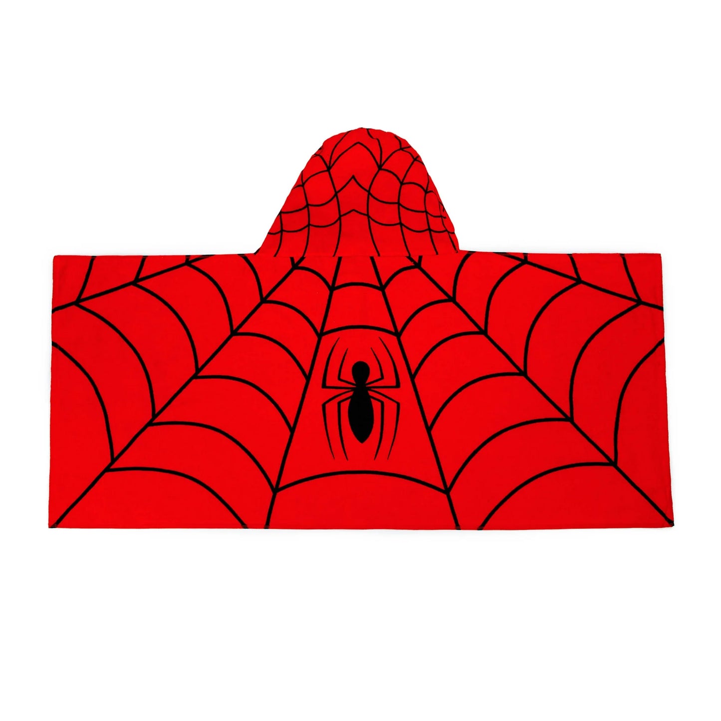 Spider-Man Kids Cotton Hooded Towel – Soft Bath & Beach Wrap for Boys