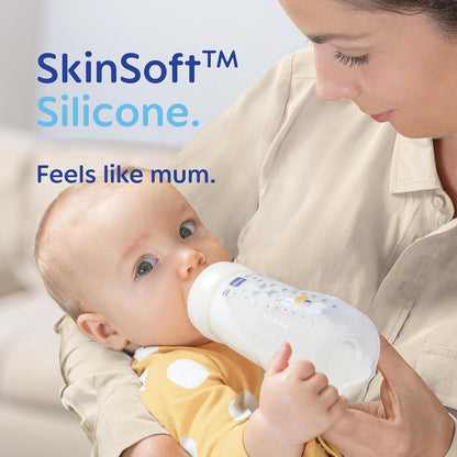MAM Baby Bottle 2-Pack – 330 ml / 11 oz BPA-Free Anti-Colic Bottles