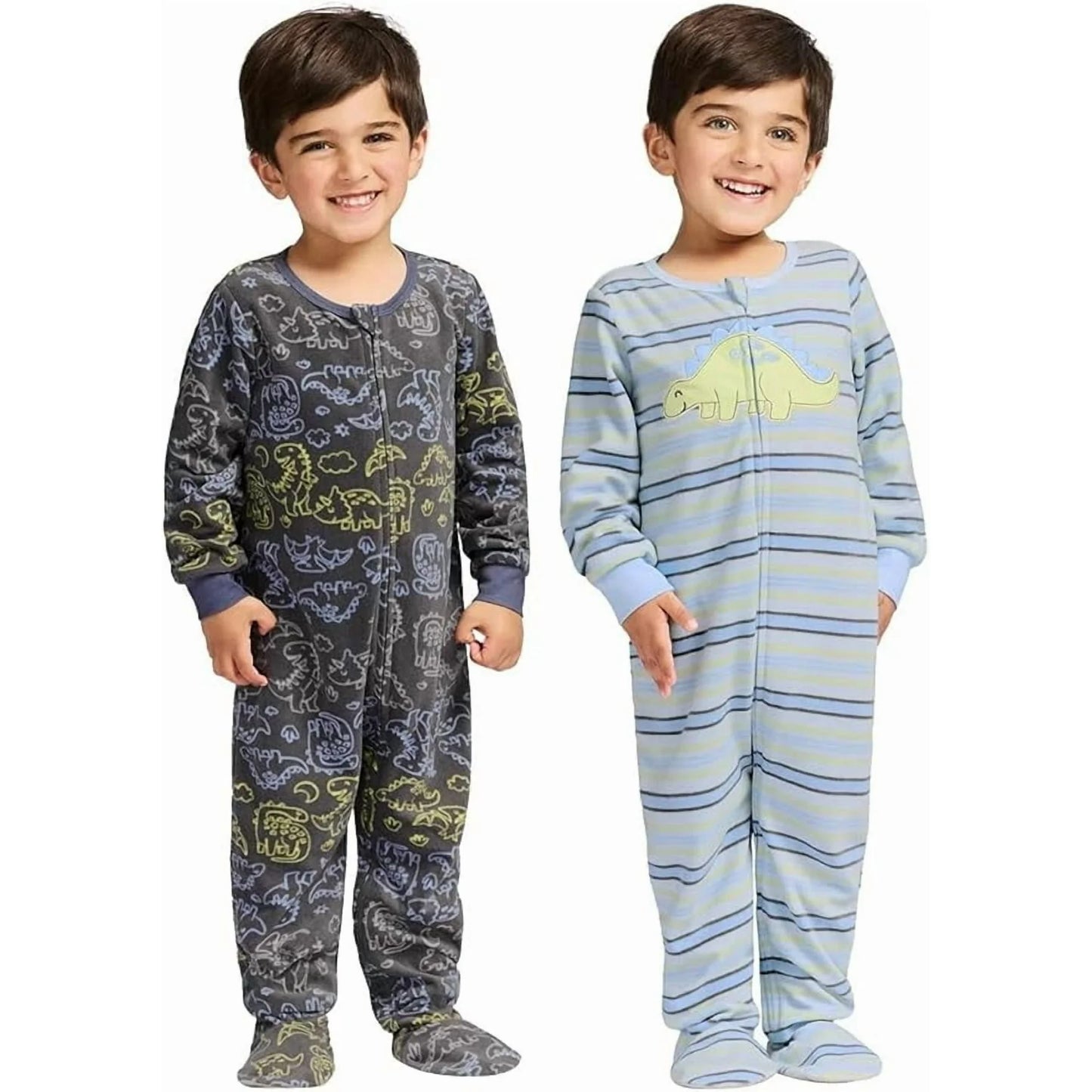 Kids Headquarters 2-Pack Footed Blanket Sleepers – 18 Months