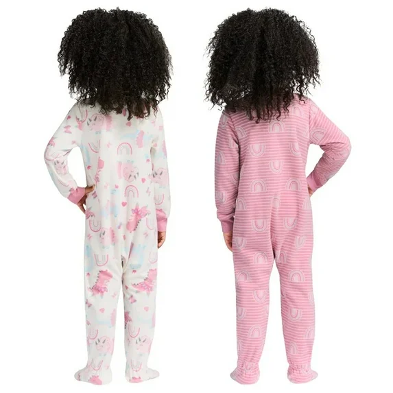 Kids Headquarters 2-Pack Footed Blanket Sleepers – 18 Months