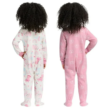 Kids Headquarters 2-Pack Footed Blanket Sleepers – 18 Months