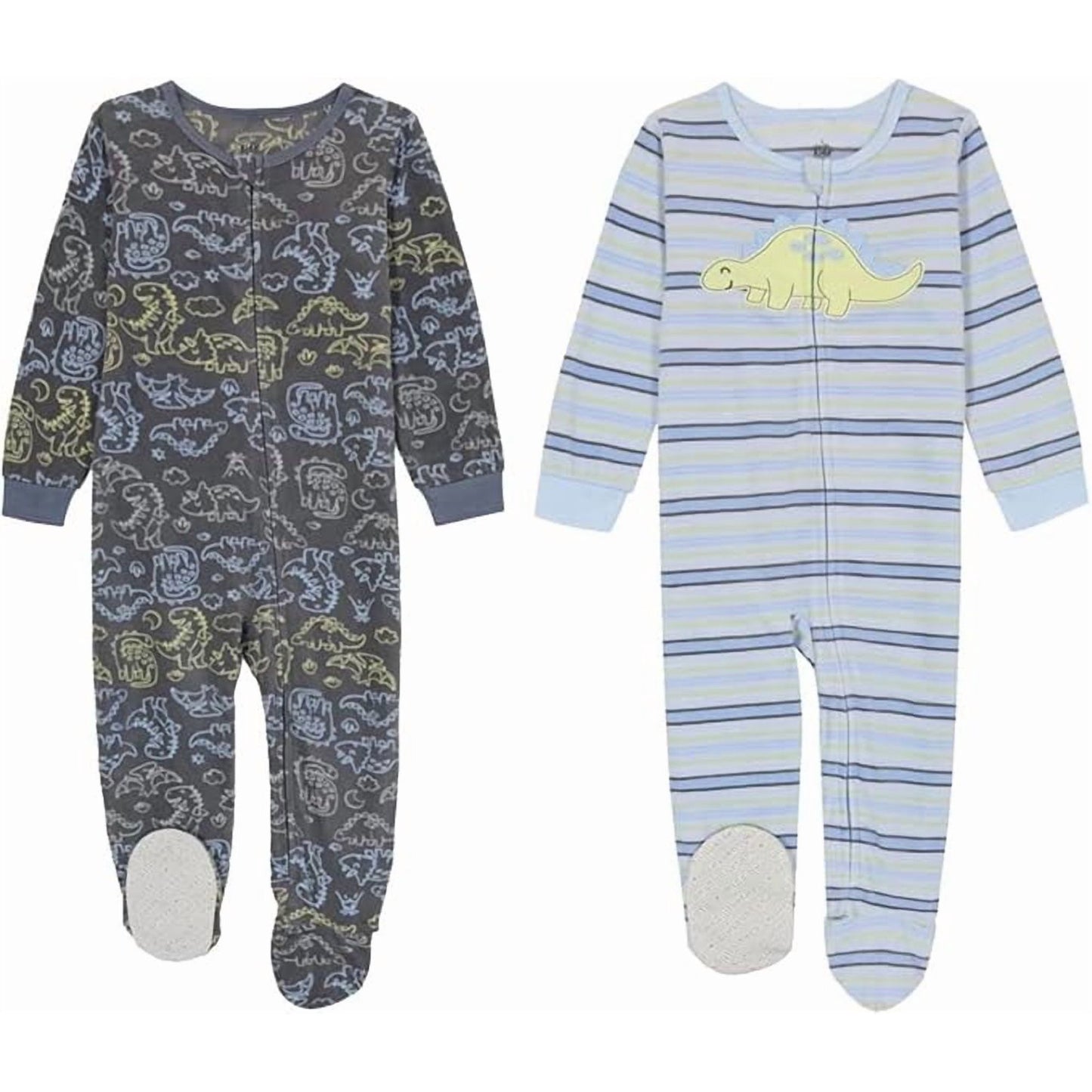 Kids Headquarters 2-Pack Footed Blanket Sleepers – 18 Months