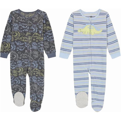 Kids Headquarters 2-Pack Footed Blanket Sleepers – 18 Months