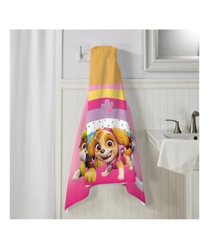 PAW Patrol Skye Hooded Kids Towel – Soft Hooded Bath & Beach Towel with Hand Pockets